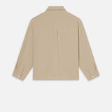 FRAME - Duo Fold Relaxed Shirt -- Light Beige