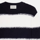 FRAME - Striped Sweater -- Dark Navy Stripe