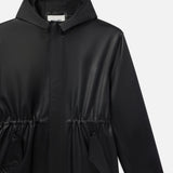 FRAME - Leather Parka -- Black