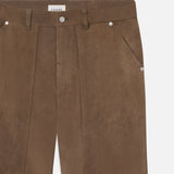 FRAME - Suede Workwear Pant -- Soft Mocha