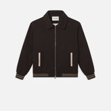 FRAME - Varsity Jacket -- Dark Brown