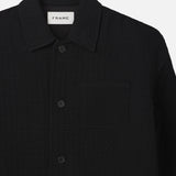 FRAME - Textured Shirt Jacket -- Black