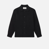 FRAME - Textured Shirt Jacket -- Black