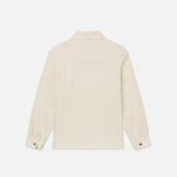 FRAME - Textured Shirt Jacket -- Off White