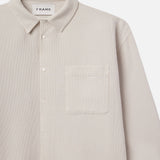 FRAME - Waffle Textured Shirt -- Off White