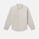 FRAME - Waffle Textured Shirt -- Off White