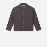 FRAME - Relaxed Double Pocket Shirt -- Slate Gray