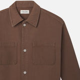 FRAME - Relaxed Double Pocket Shirt -- Taupe