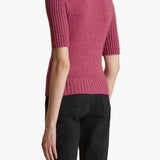 Khaite - Mia Sweater in Amaranth