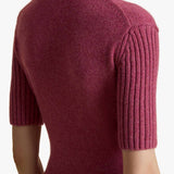 Khaite - Mia Sweater in Amaranth