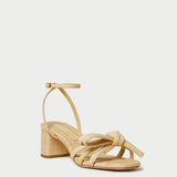 Roeffler Randall - Mikel Natural Bow Mid-Heel Sandal