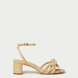 Roeffler Randall - Mikel Natural Bow Mid-Heel Sandal