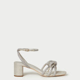 Roeffler Randall - Mikel Cappuccino Bow Mid-Heel Sandal