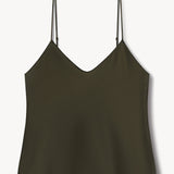 ETERNE - MILA SILK CAMISOLE MOSS