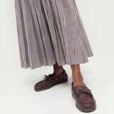 Loeffler Randall - Minnie Espresso Woven Leather Moccasin