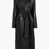 Khaite - Minnler Trench in Black Leather