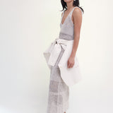 Maria McManus - Recycled Sequin Mesh Dress in Crema