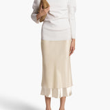 Khaite - Monina Skirt in Cream