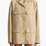 Khaite - Morsson Jacket in Sand Suede