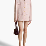 Khaite - Morsson Jacket in Soft Pink Suede