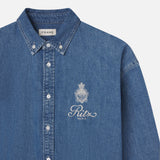 FRAME - Ritz Embroidery Denim Shirt -- District