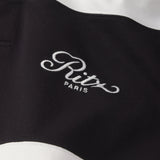 FRAME - Ritz Rugby Polo Shirt -- Cream/Black