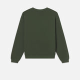 FRAME - Ritz Unisex Tonal Logo Crewneck -- Hunter Green