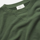 FRAME - Ritz Unisex Tonal Logo Crewneck -- Hunter Green