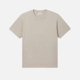 FRAME - Boxy Textured Tee -- Off White