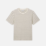 FRAME - Relaxed Stripe Tee -- Natural/Black