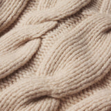 FRAME - Chunky Cable Sweater -- Natural