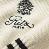 FRAME - Ritz Embroidery Cashmere Cardigan -- Cream