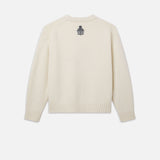 FRAME - Ritz Unisex Cashmere Sweater -- Cream