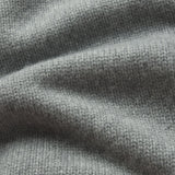 FRAME - Ritz Unisex Cashmere Sweater -- Grey Melange