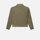 FRAME - Suede Jacket -- Light Olive