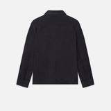 FRAME - Unlined Suede Chore Coat -- Dark Navy