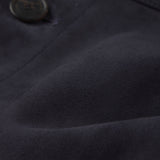 FRAME - Unlined Suede Chore Coat -- Dark Navy