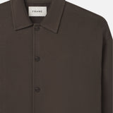 FRAME - Double Face Shirt Jacket -- Dark Taupe