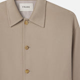 FRAME - Double Face Shirt Jacket -- Dove