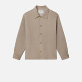 FRAME - Double Face Shirt Jacket -- Dove