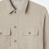 FRAME - Tweed Overshirt Jacket -- Dove Tweed