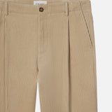 FRAME - Tapered Pleated Trousers -- Dove