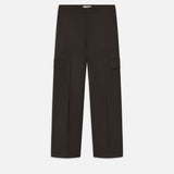 FRAME - Wool Cargo Pant Trousers -- Dark Taupe