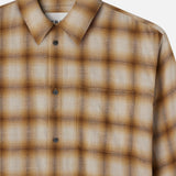 FRAME - Light Weight Plaid Shirt -- Tan Plaid