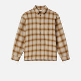 FRAME - Light Weight Plaid Shirt -- Tan Plaid