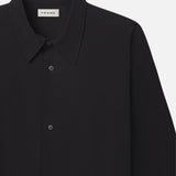 FRAME - Poplin Relaxed Shirt -- Black