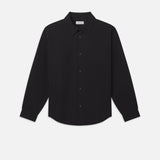 FRAME - Poplin Relaxed Shirt -- Black