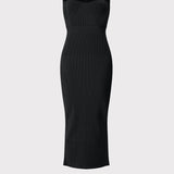 Herve Leger - MIXED RIB MIDI DRESS