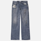 FRAME - Extra Wide Leg Jean Patched -- McAllen