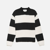 FRAME - Striped Sweater -- Noir/White